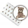 Ankras, bavlnená plachta/ prestieradlo s gumičkou, Teddy, Rozmer 140x70