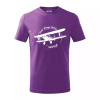 Still Plays With Planes - Tričko detské bavlnené - 104-110cm / 3-4 roky ( Fialová )