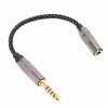 Kábel 2610220119211 minijack 3,5 mm - minijack 3,5 mm 0,15 m