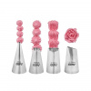 Set trysek na zdobení DECORE, 4 ks - GEFU (Dekorační cukrářský set DECORE - GEFU)