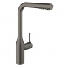GROHE 30270AL0 Batéria ESSENCE L-výpusť s duál. sprchou kartáčový Hard Graphite