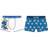 Ježko SONIC - licencia Chlapčenské boxerky - Ježko Sonic 5233060, modrá / šedý melír Farba: Mix farieb, Veľkosť: 92-98