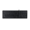 A4 TECH Klávesnica A4Tech KR-92 Univerzálna USB QWERTY Anglická čierna