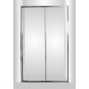Sprchové dvere do niky SMART - SELVA Varianta: Farba rámu - Chróm/Leštený hliník (ALU), Rozmer A - 150 cm, Smer zatvárania - Univerzálna Ľavé / Pravé, Výplň - Číre…