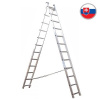 Elkop Viacúčelový 2-dielny, výsuvný rebrík VHR Hobby 2x12, Hobby 2 x 12, AKCIA