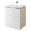 Cersanit SMART SKRINKA UMÝVADLOVÁ, 60 cm, light ash/biela lesklá S568-018