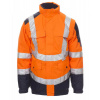 PAYPER INTERSTATE 000440-0106 / Dvojfarebná bunda s reflexnými pruhmi - orange/navy blue L