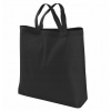 Nákupná taška 44x10x44cm Čierna Bavlnená 220g s krátkym uchem EKO