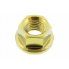 Zlatá ozubená matica M10x1,25 Pro-bolt