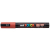Popisovač akrylový Uni Posca PC-5M tmavočervený