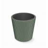 Kvetináč MILLY s vkladom 23,8 cm - farba: tmavo zelená (Prosperplast DBMI240-2411U)