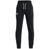 Chlapčenské nohavice Under Armour Boys' UA Rival Terry Joggers - black/onyx white - Čierny (L)