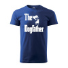 Sablio Tričko s potlačou The Dogfather - modré L