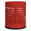 Alda Odpadkový koš Officer perforovaný 7 l,červená, 7 l