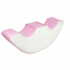 Penová hojdačka pre 2 deti - Rocking Bean white pink