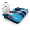 DRYBED Premium Vet Bed Patchwork tyrkysový 150 x 100 cm