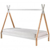 MID.YOU DOMČEKOVÁ POSTEĽ, 90/200 cm biela, farba borovice - Online Only detský nábytok - 001315004102