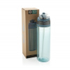 RPET fľaša Omni sip (800 ml) , Black Farba: Blue