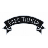 Nášivka FREE TRIKER na chrbát HAFT 31 cm