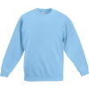 Fruit of the Loom F.O.L. | Classic Kids Set-In Sweat Detská mikina_16.2041 Farba: sky blue, Veľkosť: 128