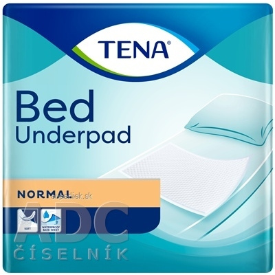 TENA Bed Normal absorpčné podložky, 60x90 cm, 1x10 ks, 7322540666885