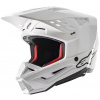 prilba S-M5 SOLID, ALPINESTARS (biela) S