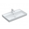Villeroy & Boch Collaro Umývadlo nábytkové 80x47 cm, s prepadom, otvor na batériu, CeramicPlus, Stone White 4A338GRW
