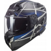 KASK LS2 FF327 CHALLENGER C CARBON KONIC BLUE XL (KASK LS2 FF327 CHALLENGER C CARBON KONIC BLUE XL)