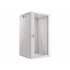 LANBERG 19'' RACKOVÁ SKŘÍŇ PRO MONTÁŽ NA STĚNU 22U/600X600 (FLAT PACK) S PROSKLENÝMI DVEŘMI ŠEDÁ V2