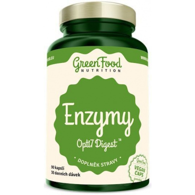 GreenFood Enzýmy Opti7 Digest 90 kapsúl