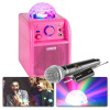 Vonyx SBS50P Batériová karaoke BT súprava s bezdrôtovým mikrofónom a svetelným efektom