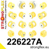226227A: Rear suspension bush kit SPORT 21,5mm 221949 221956 - 65mm Yellow
