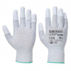 Portwest A198 Antistatické rukavice PU Fingertip 10 A198GRRXL
