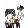 CUKROVÁ TLAČ jedlý obrázok na tortu Cukrová hmota Grand Theft Auto GTA V 5 + POST