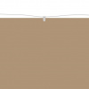 vidaXL Markiza pionowa, kolor taupe, 100x360 cm, tkanina Oxford