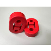 Univerzálne silentbloky výfuku ČERVENÉ veľ. L