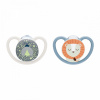 Dojčenský cumlík NUK Perfect Match Air Night FIREFLY/LION 0-6m 2ks