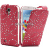 Kožený obal Samsung Galaxy S3 – Diamond Flip – červená