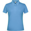 James & Nicholson Polokošile JN 791, krátký rukáv, dámská COT02079141004-sky blue XL Modrá nebesky