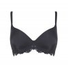 Balkónová podprsenka Mousse Pizzo Black - Lormar 70C černá