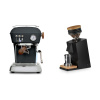 Ascaso Dream PID, Anthracite + Eureka Mignon Single Dose, Black & Oak