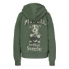PitBull West Coast - dámská KPZ mikina SWEETIE zelená velikost: XS/S