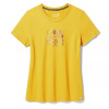 SMARTWOOL W SWEET TRIP GRAPHIC SHORT SLEEVE TEE, honey gold - M