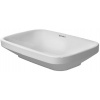 Duravit DuraStyle - Umývadlo na dosku, 600x380 mm, bez prepadu, biela 0349600000