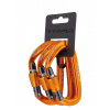 Súprava karabín Camp Orbit Lock 3 Pack - orange