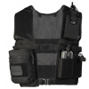 Čierna Security Combat Vesta camo mesh