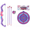 Wiky Luk so šípmi a terčom fialový 57 cm WKW027840