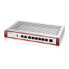 zyxel USG FLEX 200HP Series, User-definable ports with 1*2.5G, 1*2.5G (PoE+) & 6*1G, 1*USB with1 YR Gold Security Pack USGFLEX200H-EU0102F