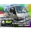 Deflektory komplet 4 ks pre SUBARU Libero, 1993-99