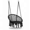 Závesné hojdacie kreslo - Záhradné hojdacie kreslo zavesenie boho lemované (Záhradné hojdacie kreslo zavesenie boho lemované)